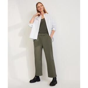 Everlane Easy Pant Olive Straight Leg Pants